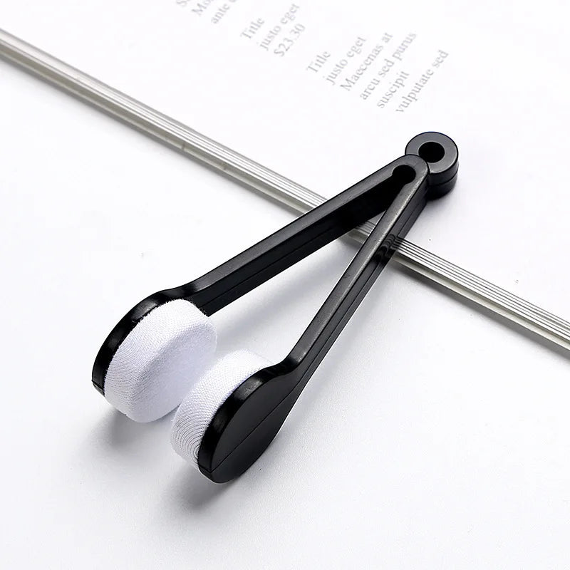 Portable Mini Eyeglass Cleaner with Soft Microfiber Bristles for Clear Vision 9