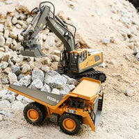 PowerPro - Remote Controlled Excavator Toy with Movable Arm & 2.4GHz RC Digger 4