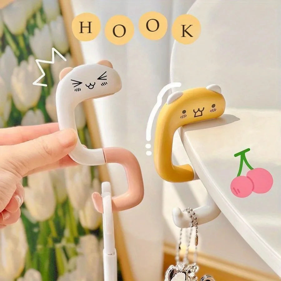 Practical Pink Handbag Hook for Table - Foldable Purse Hanger & Bag Hook 4