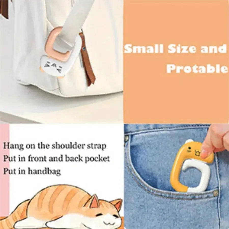 Practical Pink Handbag Hook for Table - Foldable Purse Hanger & Bag Hook 5