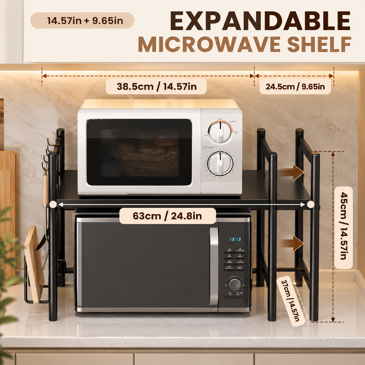 LEVORIXA – Contemporary Storage Shelf for Efficient Space Management