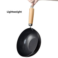 Premium Cast Iron Wok Pan - Non-Stick Versatile Frying Pan for Gas & Induction 4