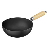 Premium Cast Iron Wok Pan - Non-Stick Versatile Frying Pan for Gas & Induction 7