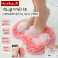 Premium Exfoliating Foot Brush & Back Scrubber with Anti-Slip Suction Cup 1