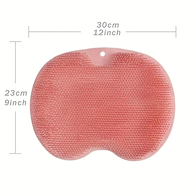 Premium Exfoliating Foot Brush & Back Scrubber with Anti-Slip Suction Cup 2