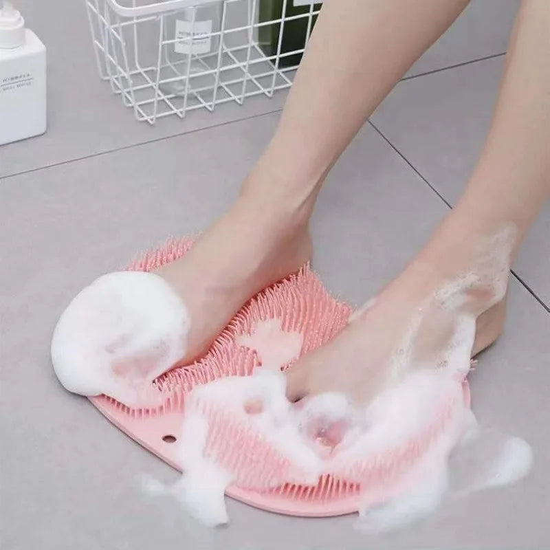 Premium Exfoliating Foot Brush & Back Scrubber with Anti-Slip Suction Cup 3