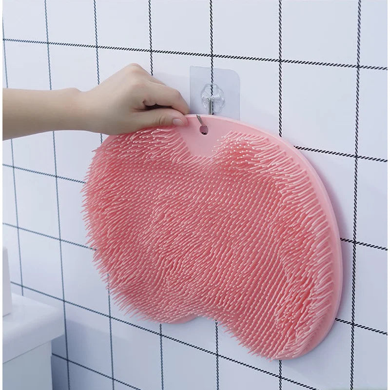 Premium Exfoliating Foot Brush & Back Scrubber with Anti-Slip Suction Cup 5