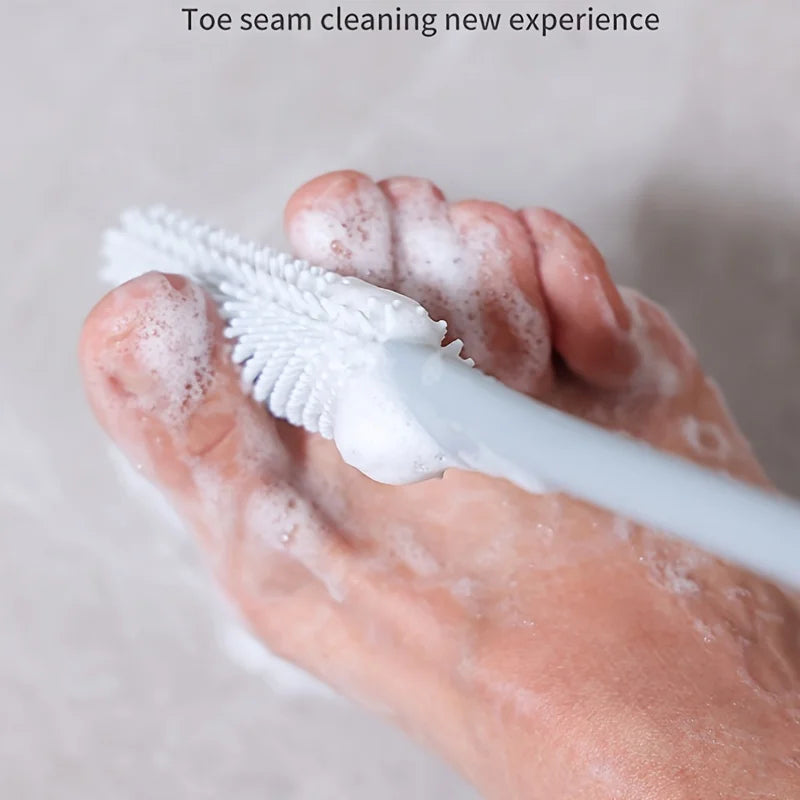 Premium Foot Care - Toe Seam Cleaner & Exfoliating Scrub Brush 0