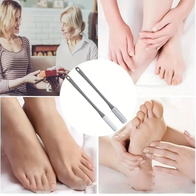 Premium Foot Care - Toe Seam Cleaner & Exfoliating Scrub Brush 3