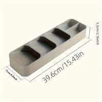 Premium Kitchen Drawer Organizer - Multi-Compartment Cutlery Tray & Silverware Holder 5