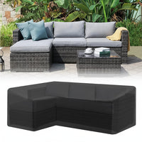 Premium L-Shaped Outdoor Sofa Cover Waterproof - Windproof & UV-Resistant Protection 6