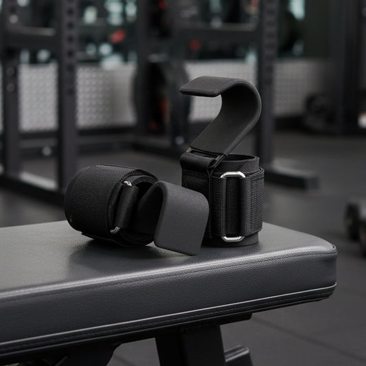 Premium Non-Slip Weight Lifting Hooks - Heavy-Duty Hook Straps for Powerlifting & Bodybuilding 5