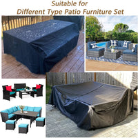 Premium Outdoor Furniture Cover - Waterproof Protection for Patio Chairs & Table 5