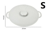 Premium Silicone Microwave Cover Lid - Heat-Resistant Food Safe Lid for Bowls & Pots 6