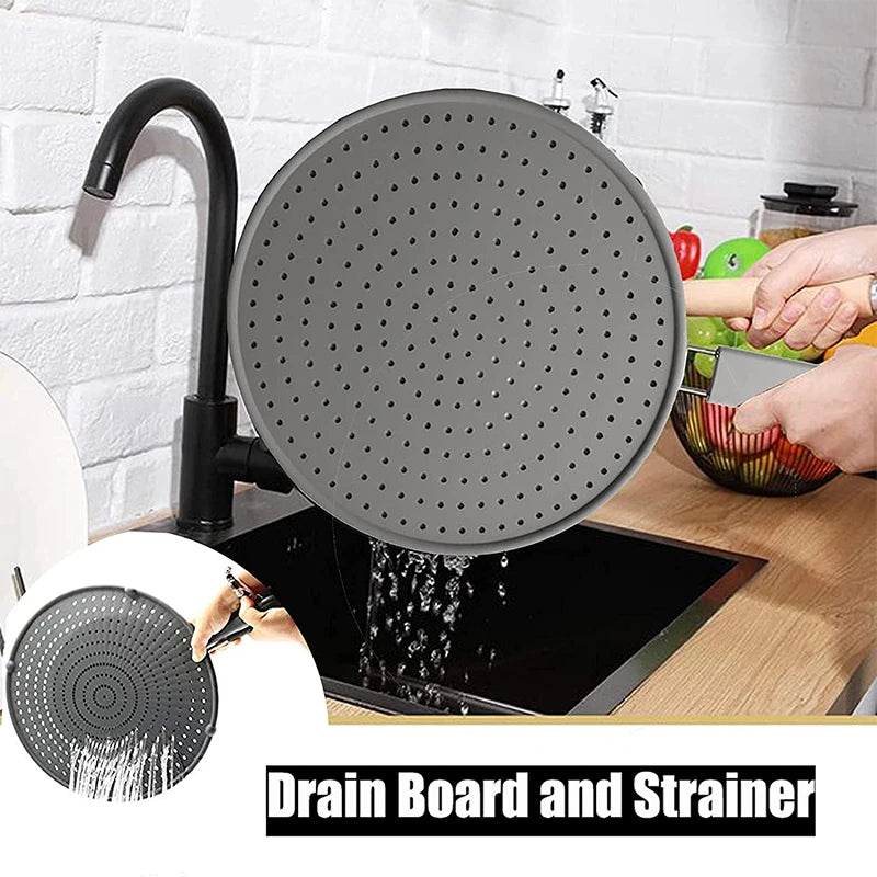 Premium Silicone Splatter Screen for Frying Pan - Heat-Resistant Cooking Guard 3