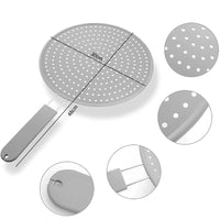 Premium Silicone Splatter Screen for Frying Pan - Heat-Resistant Cooking Guard 4