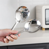Premium Stainless Steel Large Serving Spoon with Drain Holes 3