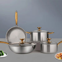 Premium Titanium Cookware Set - Non-Stick Pots and Pans Set for Versatile Cooking 2