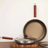 Premium Titanium Non-Stick Frying Pan - Best Non Stick Pan for Easy Cooking 28cm & 30cm 0