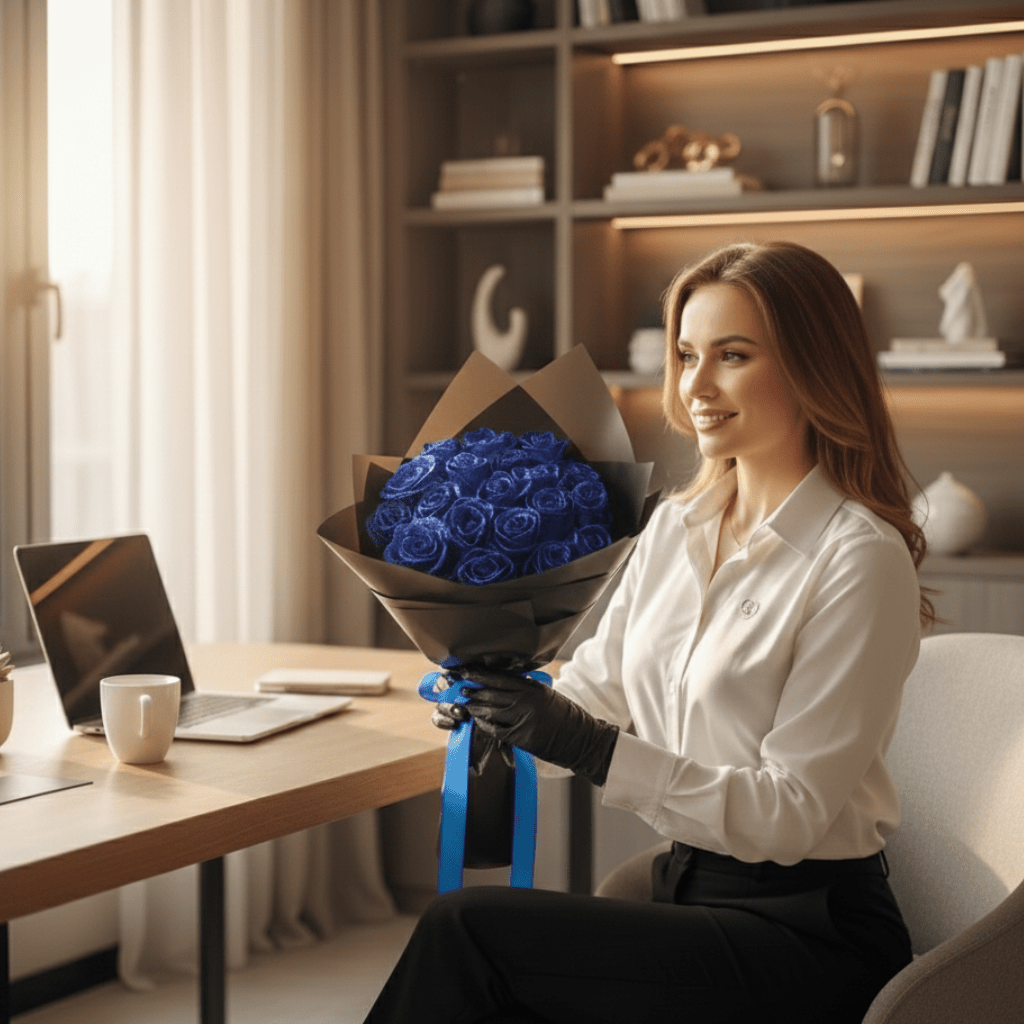 ROSALUNE – Eternal Glitter Rose for Romantic Gifts & Home Decoration 1