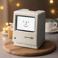 Retro Maclock - Stylish Digital Alarm Clock with Bright LED Display 0
