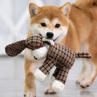 RobustPlush - Durable Plush Dog Toy with Squeaker for Aggressive Chewers 5