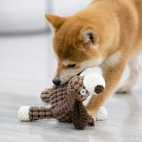 RobustPlush - Durable Plush Dog Toy with Squeaker for Aggressive Chewers 6