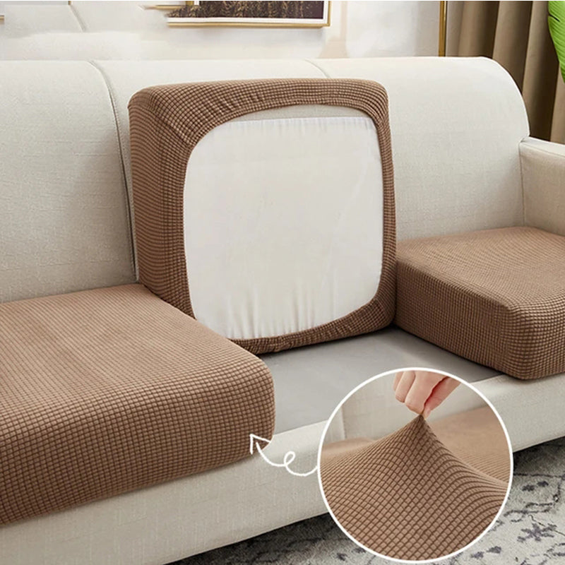 STRETCHFLOW – Thick Sofa Seat Cover Solid Color Comfort