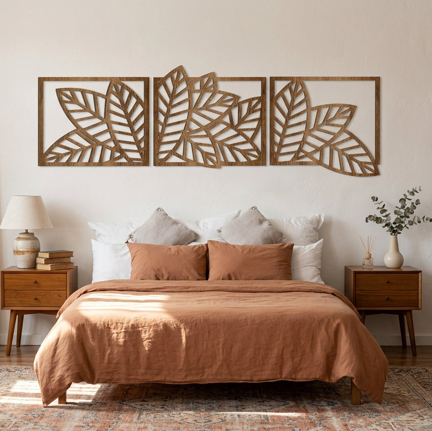 BOTANELLE – Decorative Leaf Wall Mirrors for Artistic Room Accents