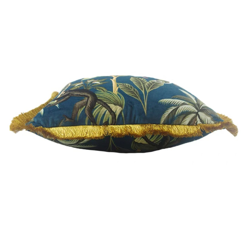 JUNGLELIVA – Housse de coussin rétro à motif animaux de la jungle pour décoration de canapé