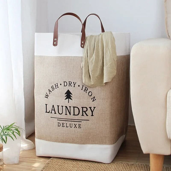 ORGANIBIN – Panier de rangement en tissu pour vêtements et essentiels