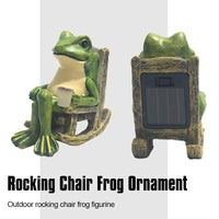 FROGLIVA – Lampe solaire grenouille pour décoration extérieure