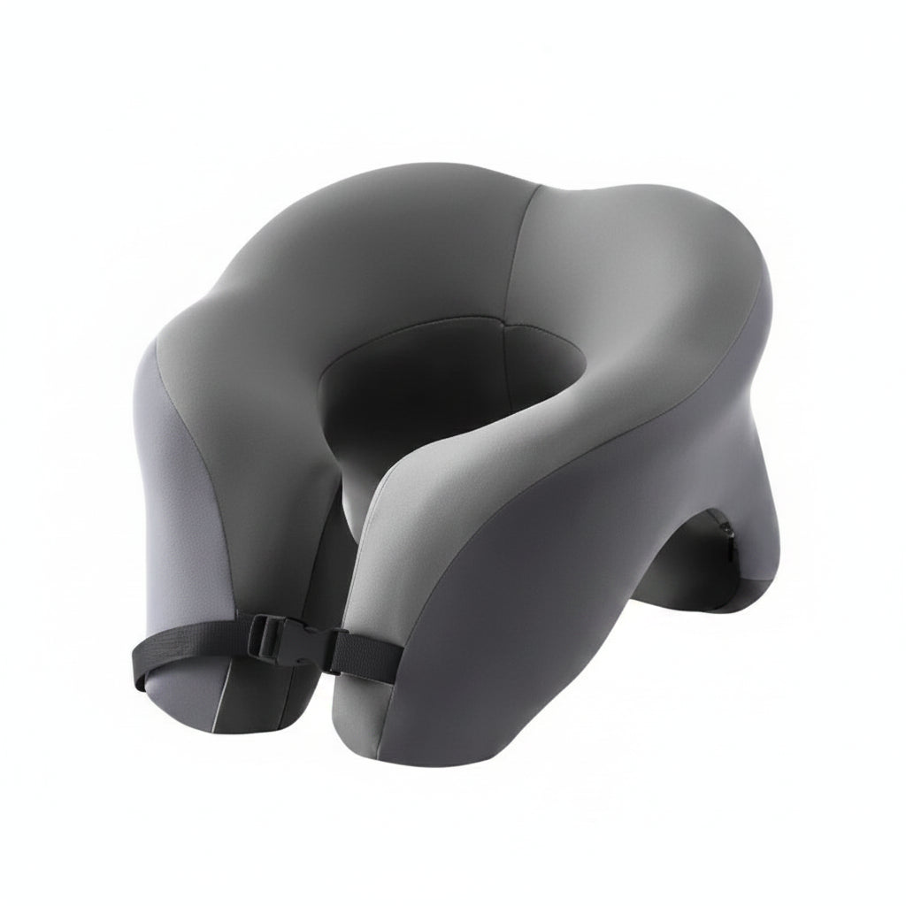 MEMOFLEX – Coussin de voyage en mousse à mémoire de forme pour un confort ergonomique du cou
