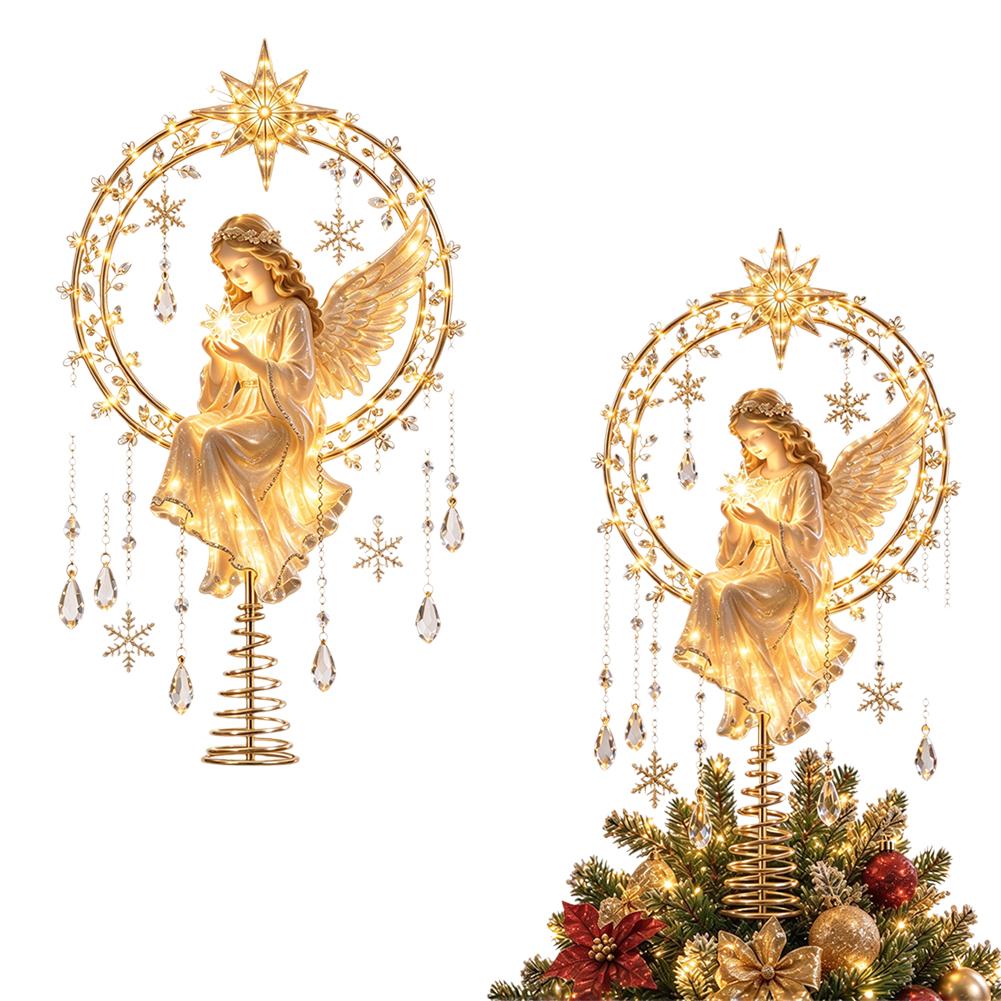 STARZEVORA – Decorative Christmas Tree Topper with Elegant Illumination