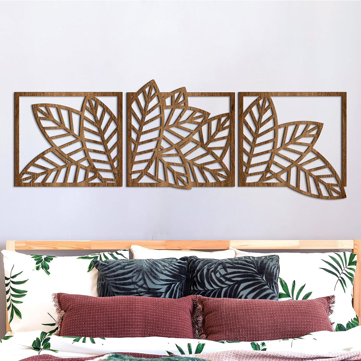 BOTANELLE – Decorative Leaf Wall Mirrors for Artistic Room Accents