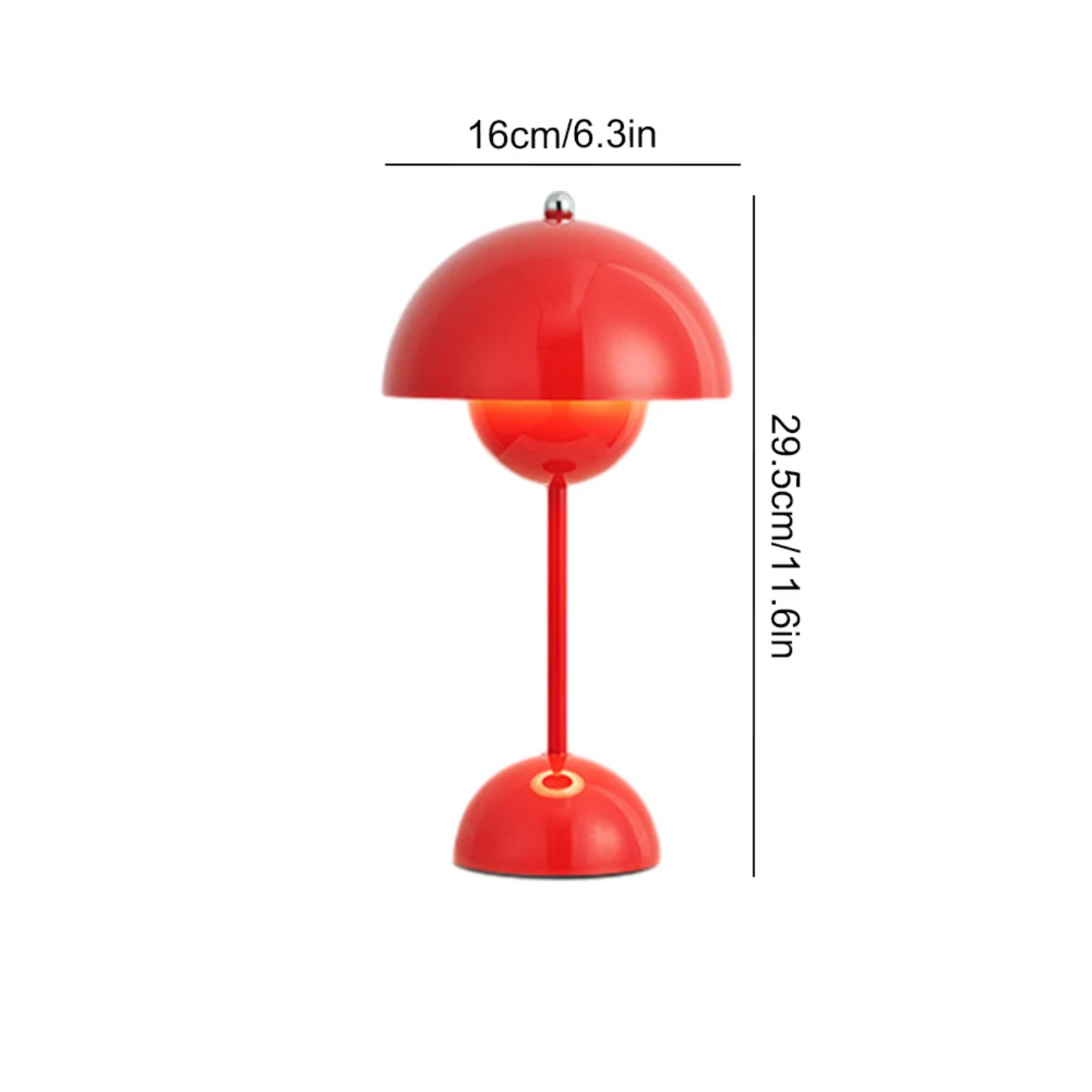 MUSHGLOW – Mushroom LED Table Lamp Rechargeable Touch Design