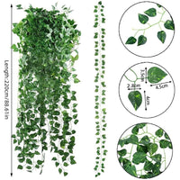 IVYNEST – Artificial Green Ivy Garland Hanging Vine Decor