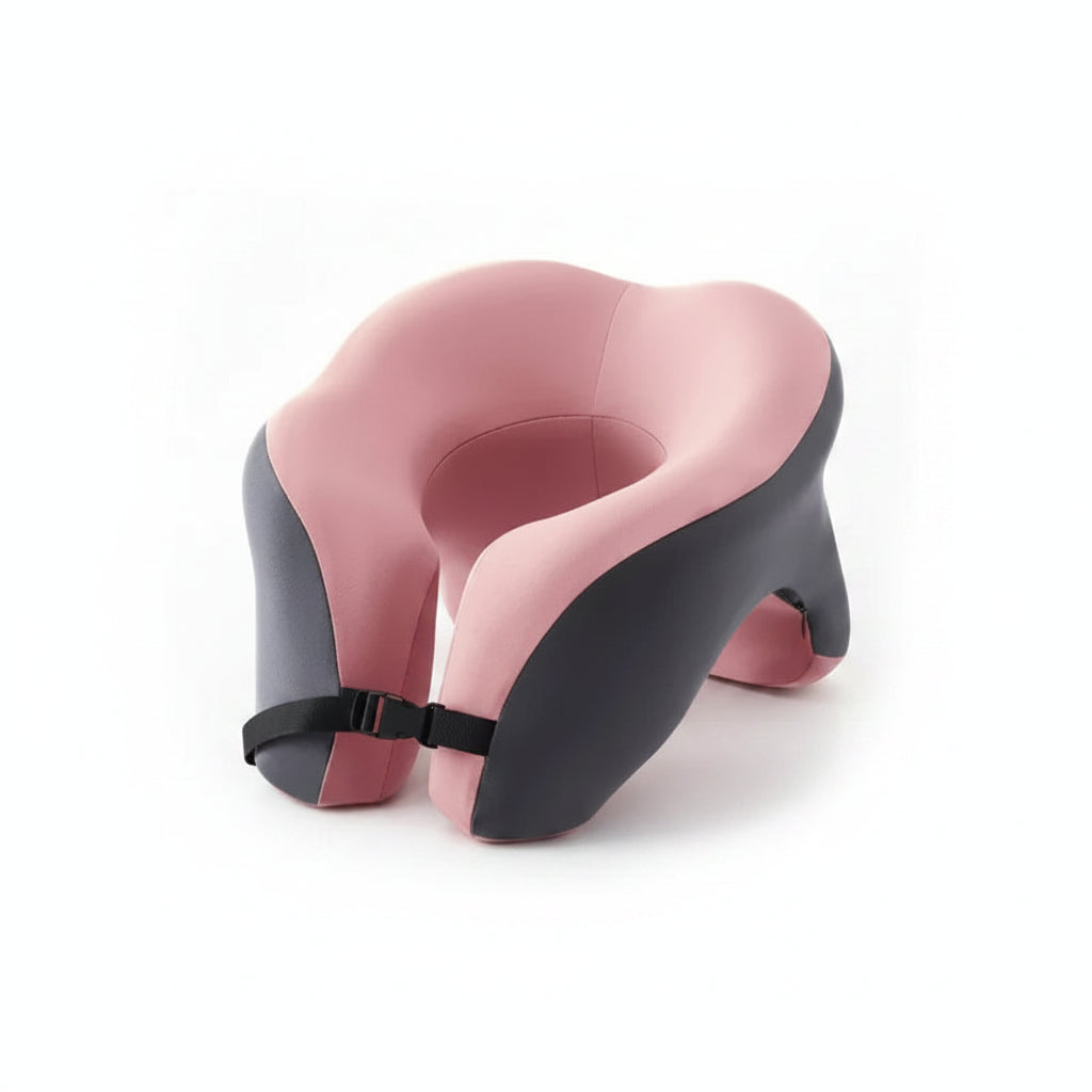 MEMOFLEX – Coussin de voyage en mousse à mémoire de forme pour un confort ergonomique du cou