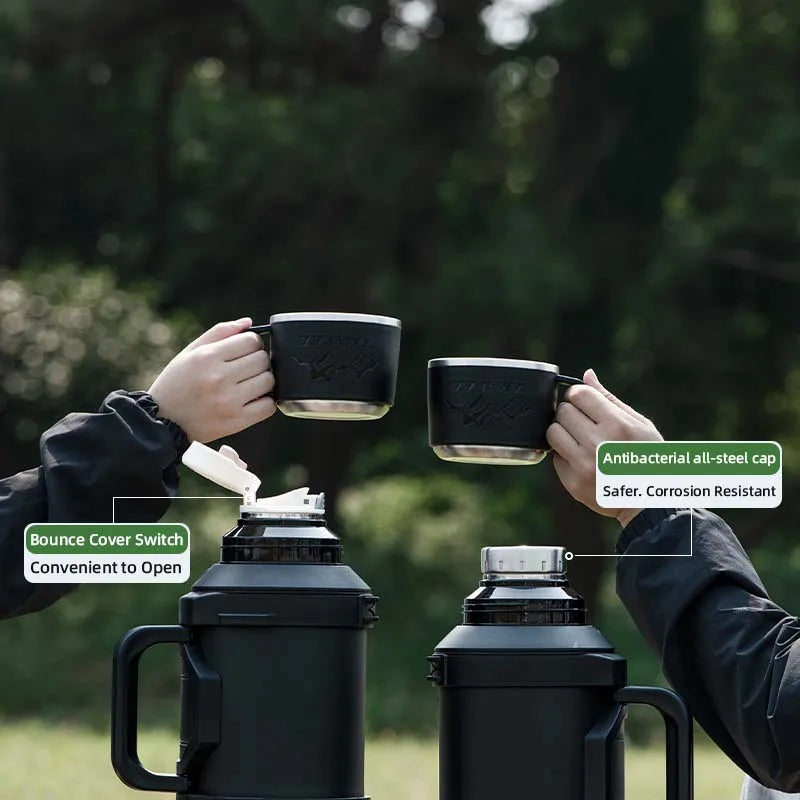 TRAVELTHERM – Cafetière isotherme pour aventures en plein air