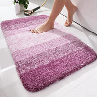 LUXCONTOUR – Tapis de toilette doux avec design antidérapant moelleux