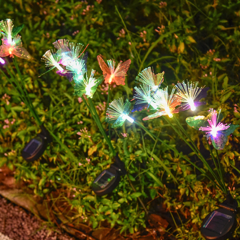 BUTTERFLYLIVA – Solar Butterfly Fiber Optic Garden Lights