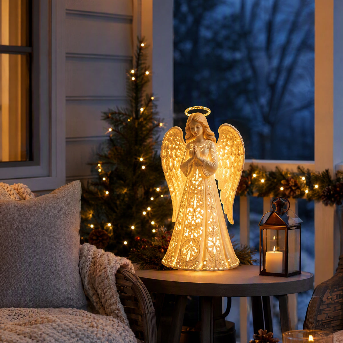 AURECHERIA – Glowing Christmas Angel for Magical Seasonal Displays
