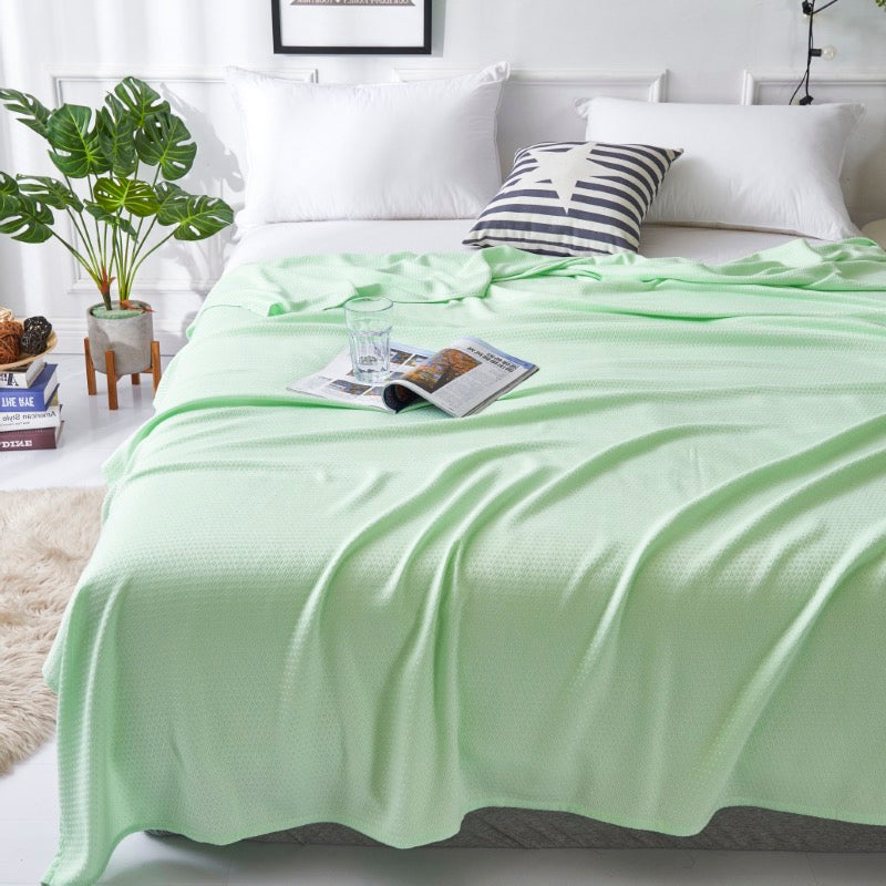 BAMBOOCHILL – Couette d'été légère en fibre de bambou confortable