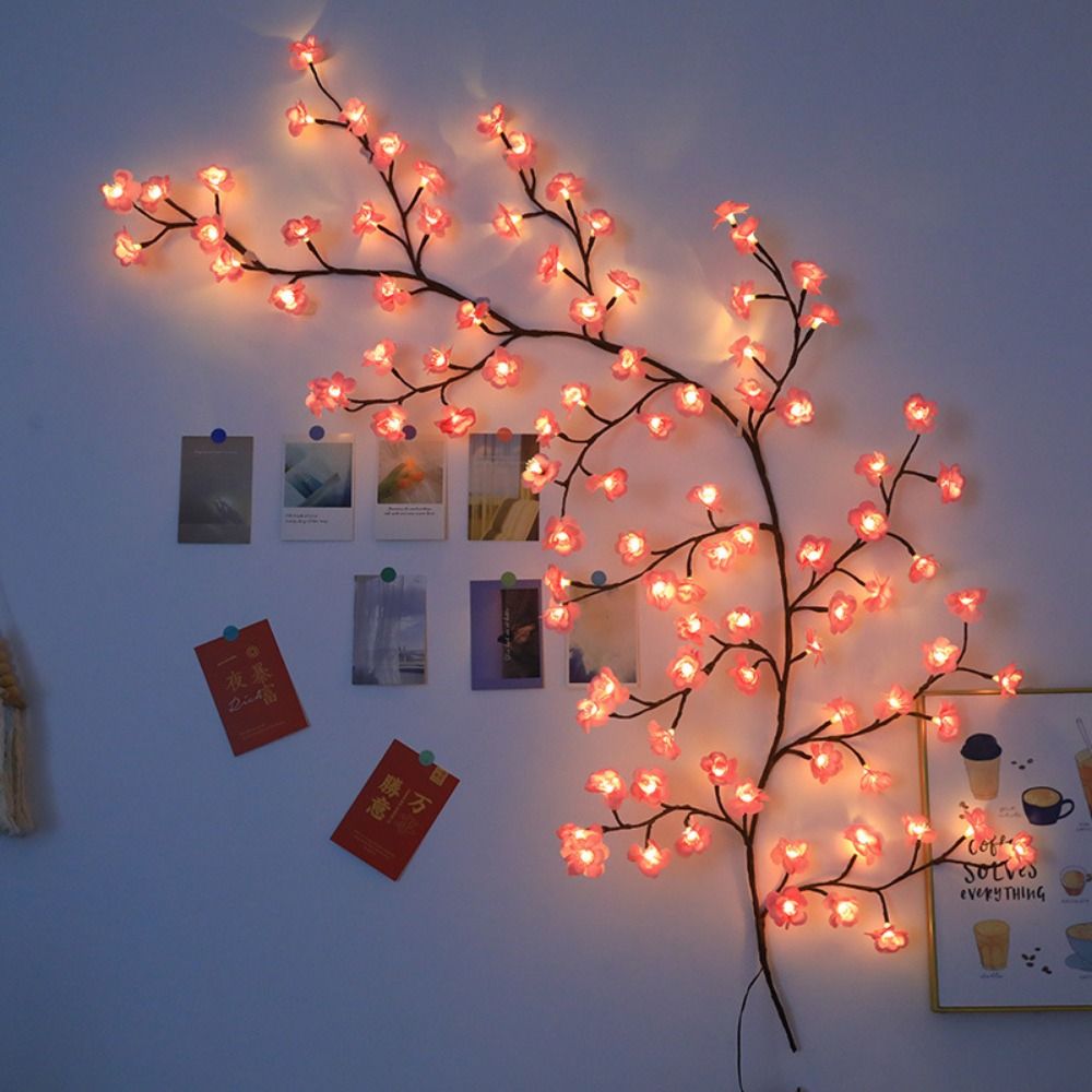 VINEHAVEN – Guirlande lumineuse LED en forme de branches d'arbre pour décoration de pièce et porte