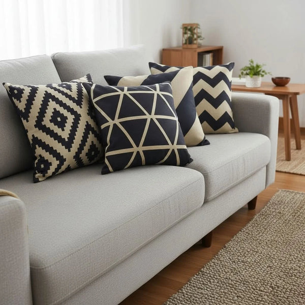 DECORLIVA – Housse de coussin pour canapé pour intérieurs modernes