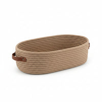 OVANEST – Panier de rangement ovale tissé pour salle de bain