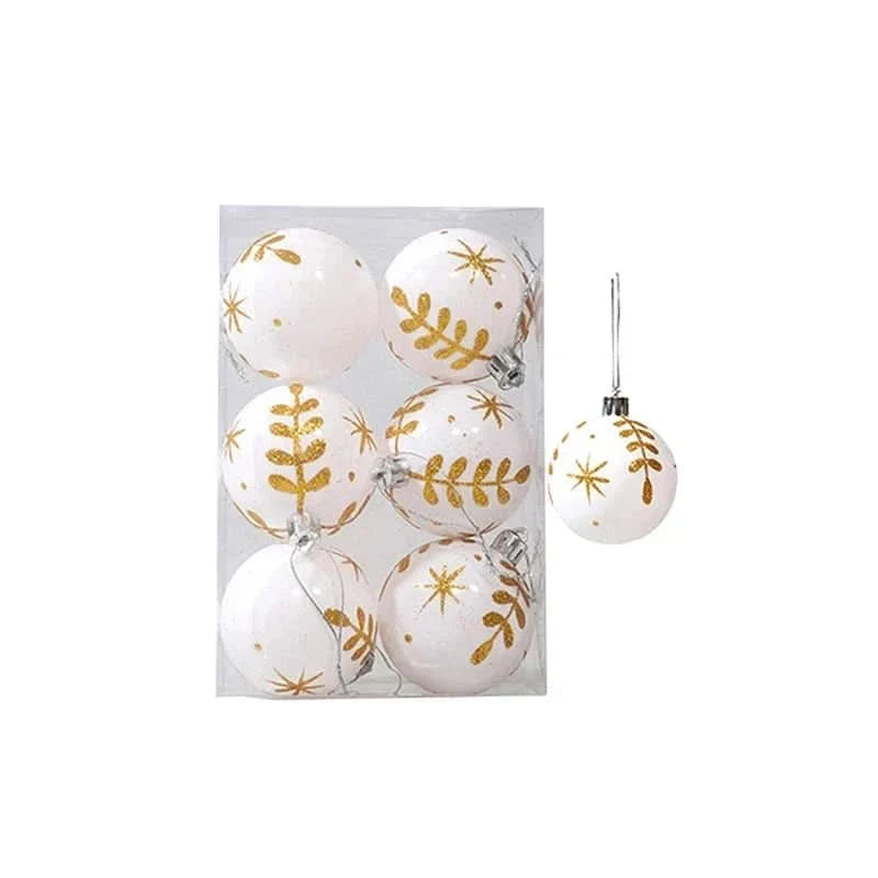 FLAKEORN – Christmas Table Baubles Set for Elegant Holiday Decor