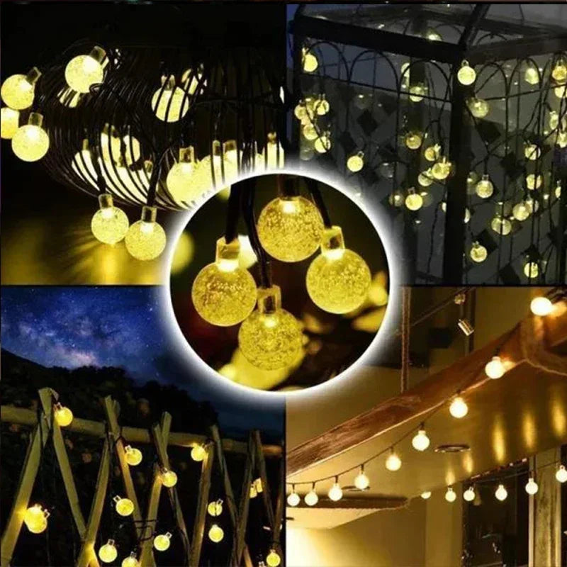 FAIRYNEST – Crystal Garland Lights for Garden & Patio Parties