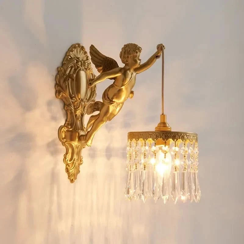 LUMICHERIX – Decorative Angel Wall Light for Timeless Home Elegance