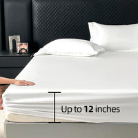 BEDVAULT – Housse de matelas 360 Band ajustée et douce